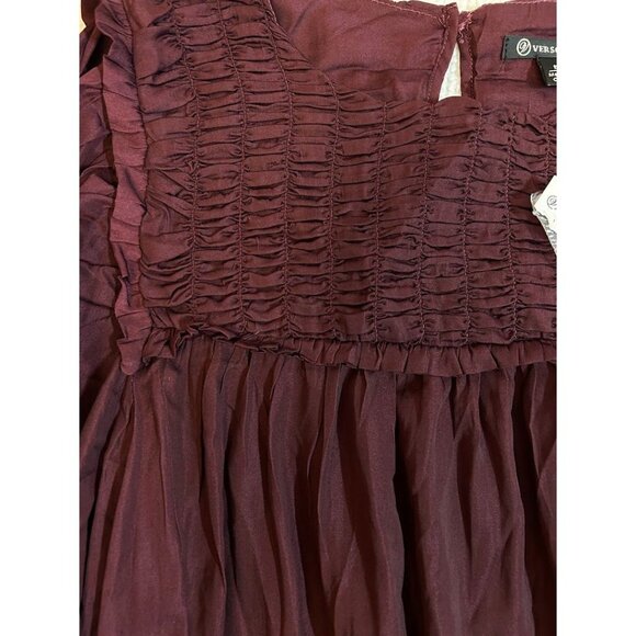 Versona‎ Women's Purple Smocked Blouson Dress M - Picture 9 of 10